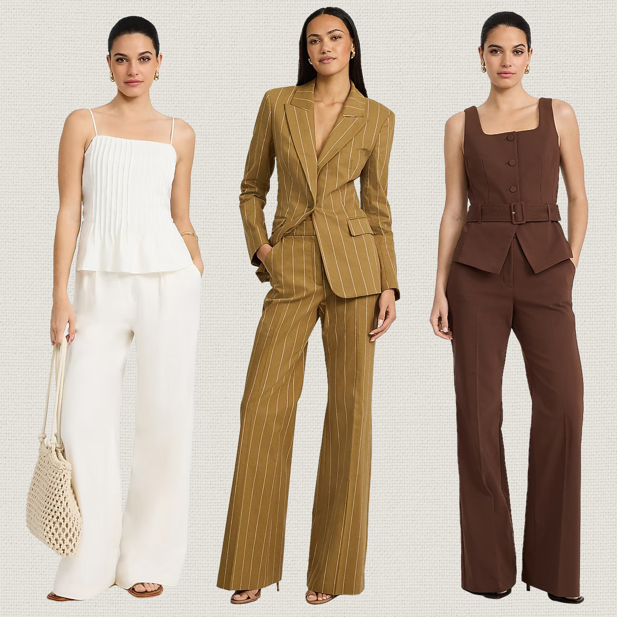 Collage of Express Work Outfits