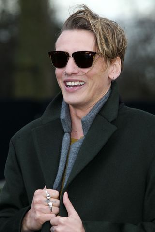 Jamie Campbell Bower At The Burberry Prorsum Show