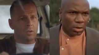 Bruce Willis and Ving Rhames in Pulp Fiction
