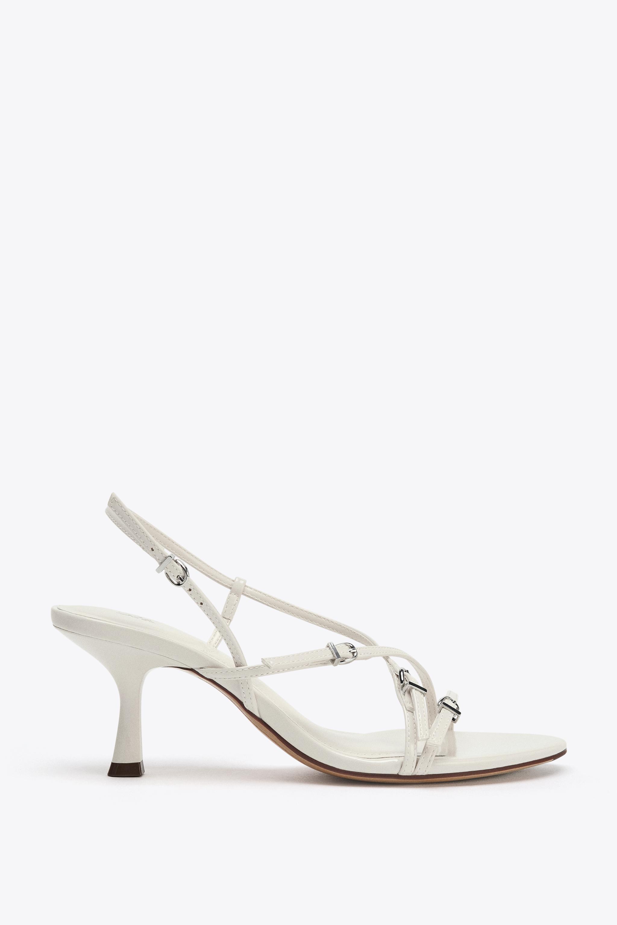 Heeled Buckle Sandals