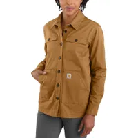 Carhartt Women's Relaxed Fit Twill Lined Overshirt (Plus Size)