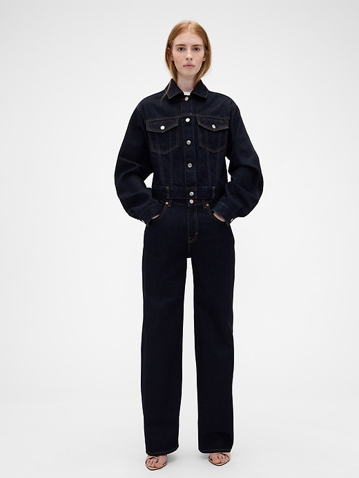 Gap &amp;times; Victoria Beckham High Rise Straight Jeans