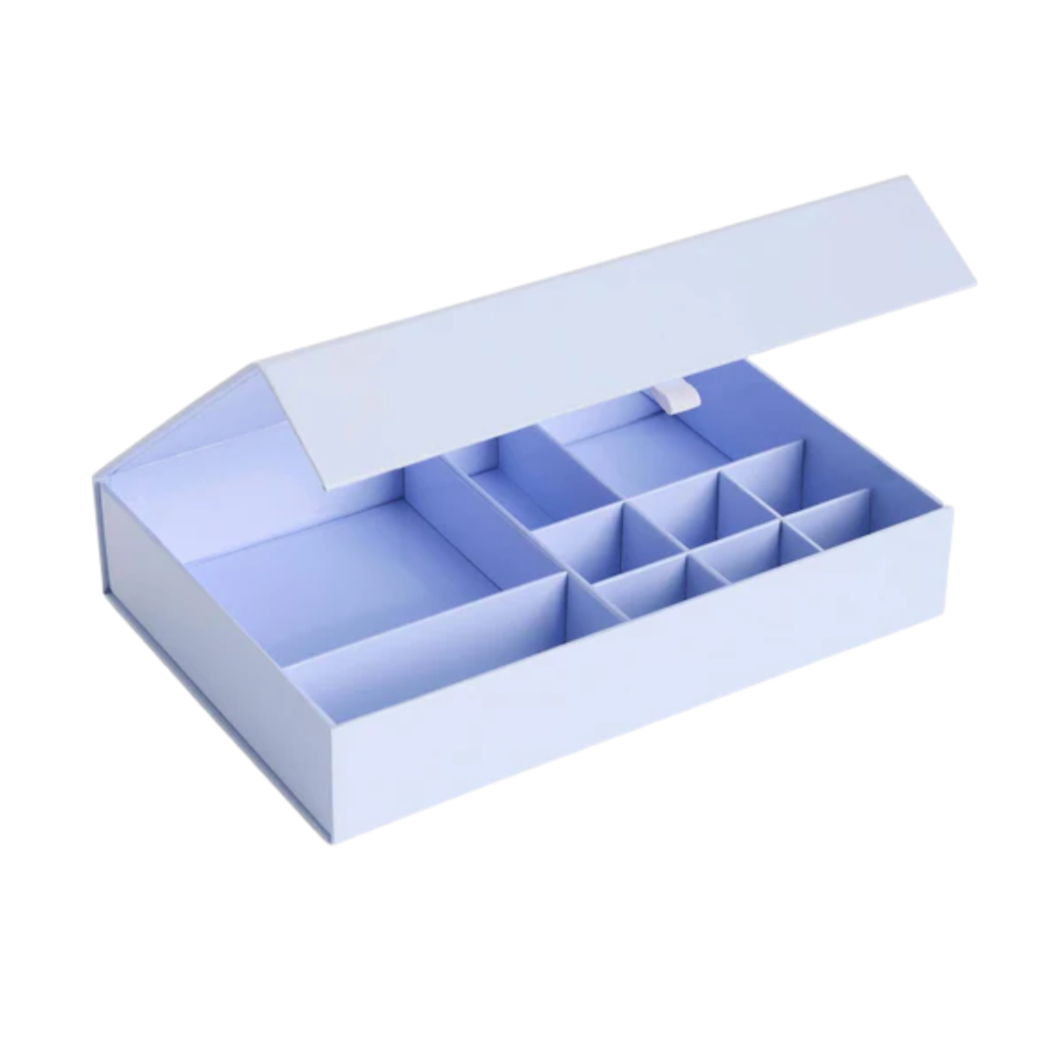 A lavender jewelry box