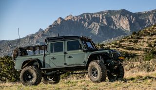 Heritage Driven Keswick Green Defender 130