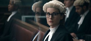 Michelle Dockery as dogged criminal barrister Kate who is at the heart of the preosecution case in 'Anatomy Of A Scandal'.