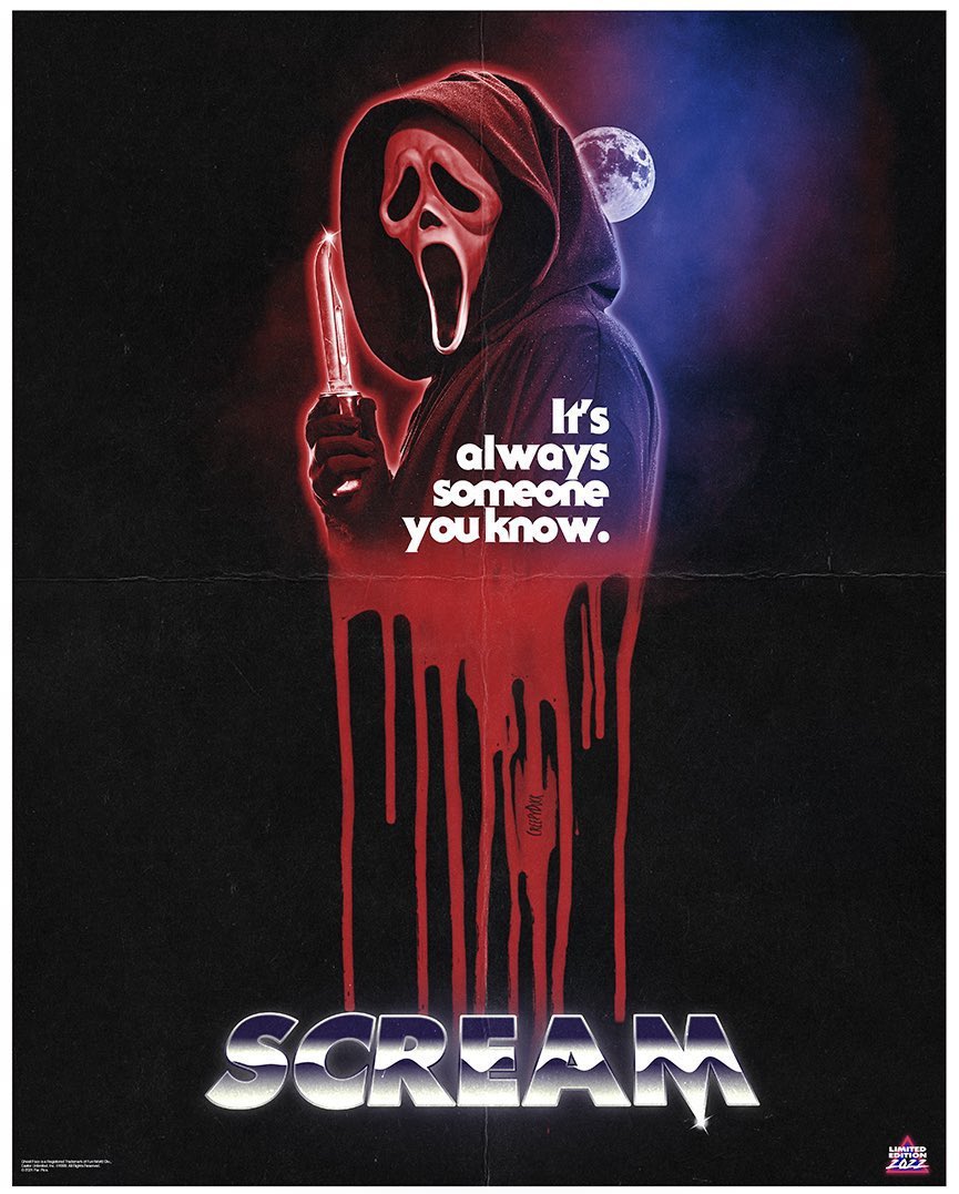 One of the Scream movie posters