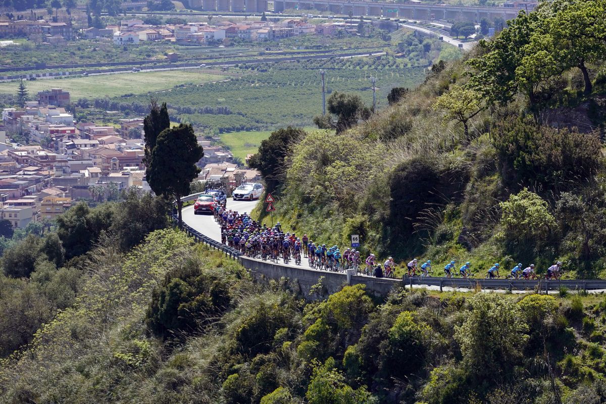 Stage 1 of the Giro di Sicilia followed the northern coastline