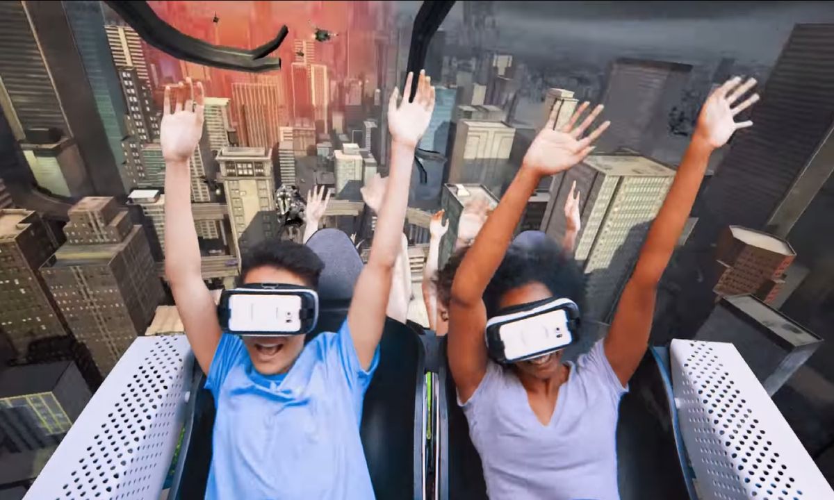 Take A Vr Thrill Ride With Samsung And Six Flags Tom S Guide