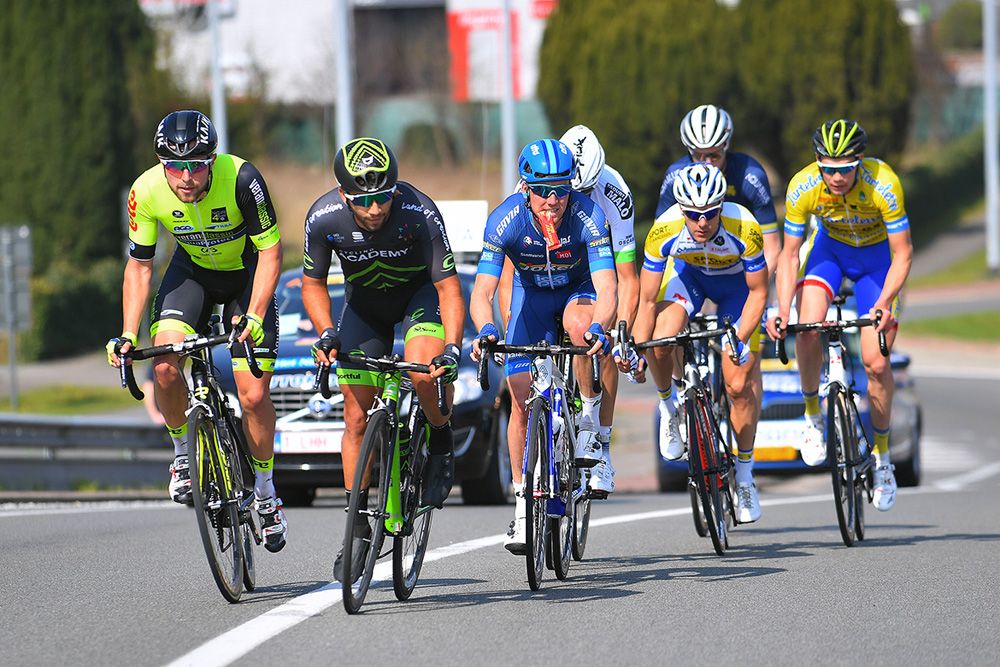 The sun was out for stage one of De Panne