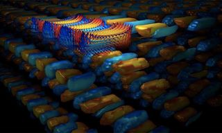 A three-dimensional simulation reveals the supercrystals' structure.