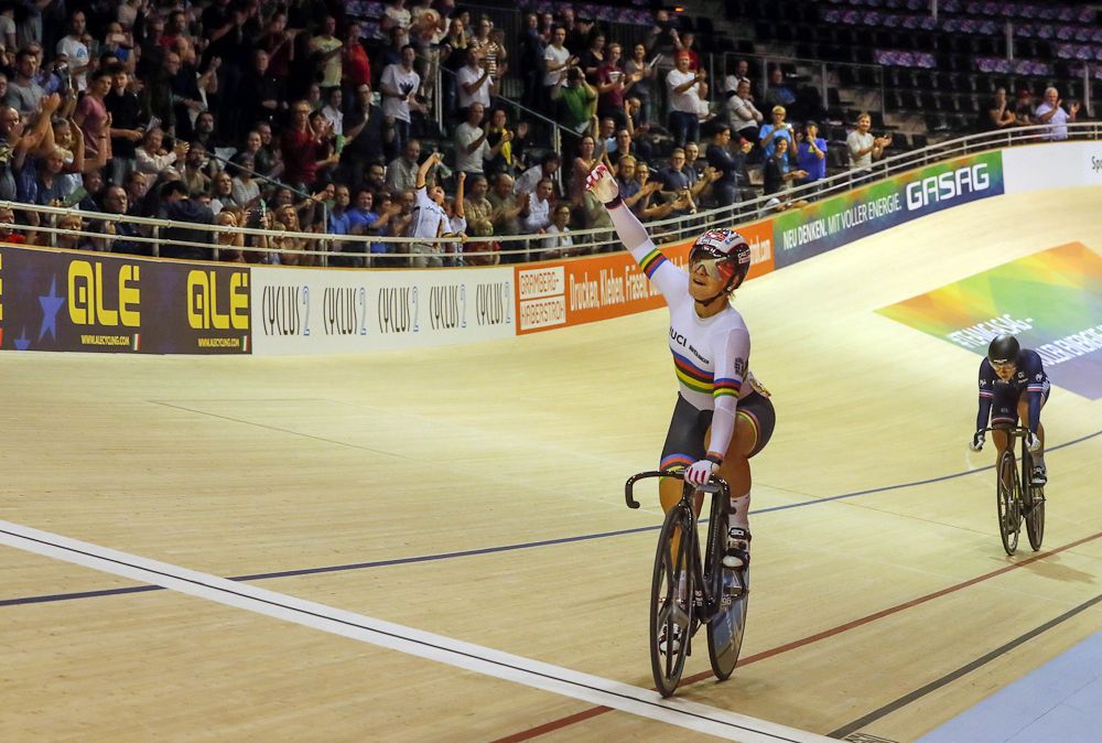 Sprint winner Kristina Vogel (Germany)