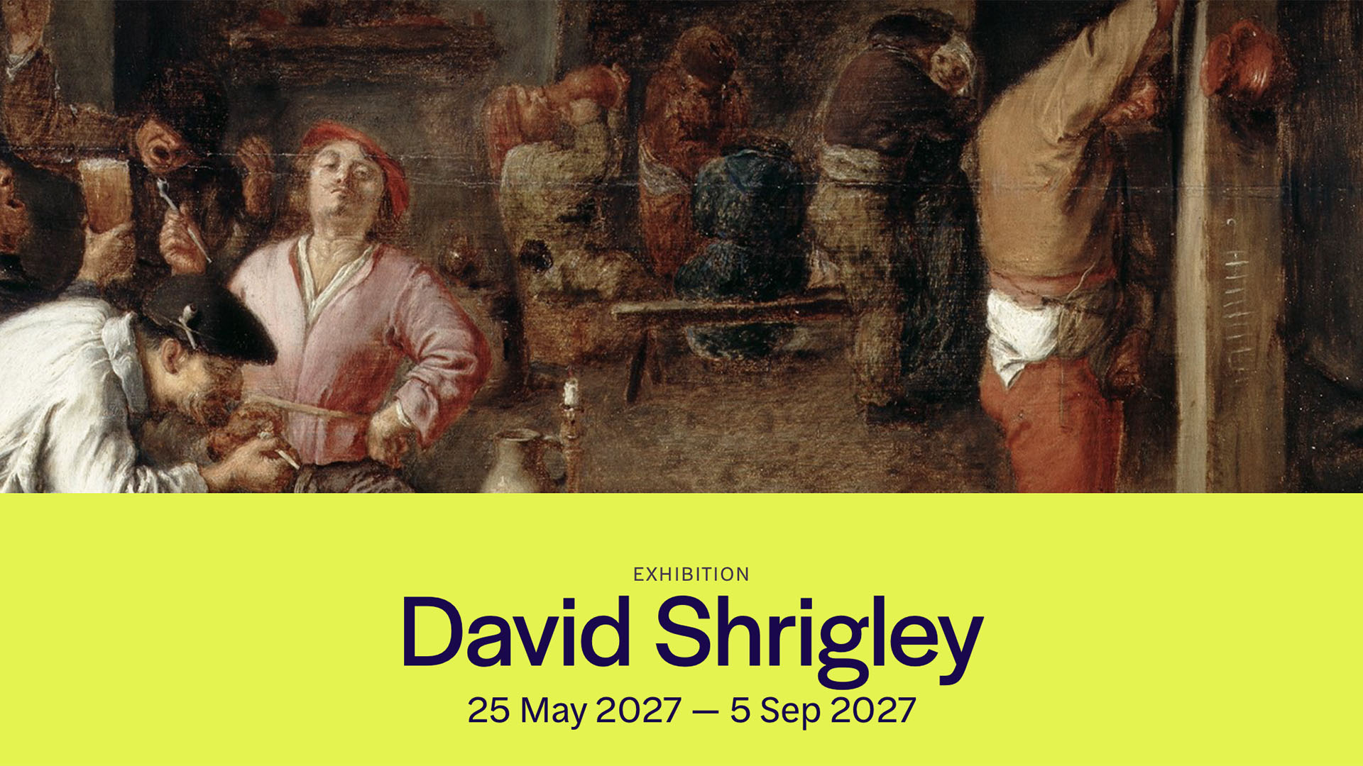David Shrigley exhibition poster. 