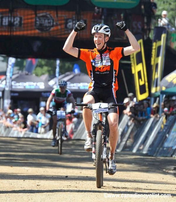 Alexander Gehbauer wins the U23 cross country race in Pietermaritzburg