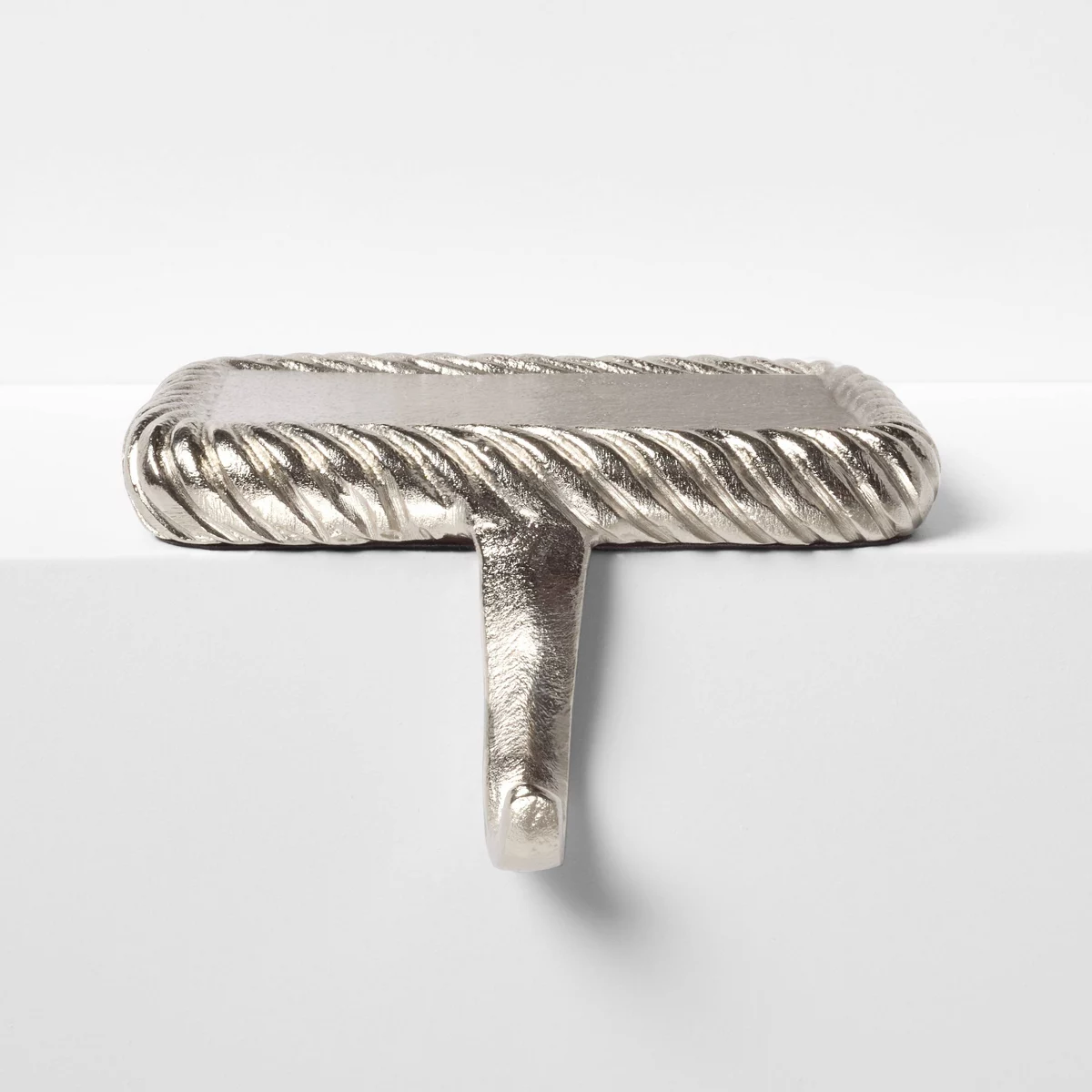 Metal Twisted Edge Christmas Stocking Holder Silver - Thresholdu0026#8482; Designed With Studio Mcgee