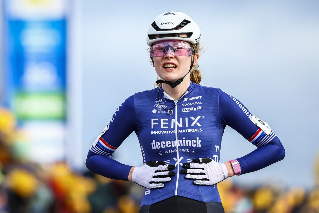 Dutch Cyclocross National Championships Puck Pieterse solos to second