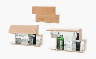 Own drinks wooden cabinet