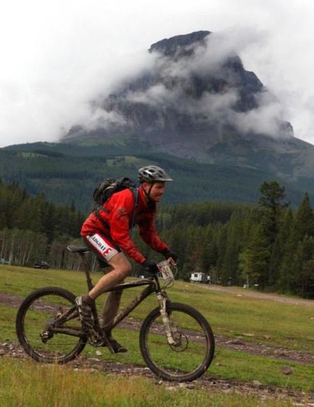 The beautiful vistas continued despite the damp weather