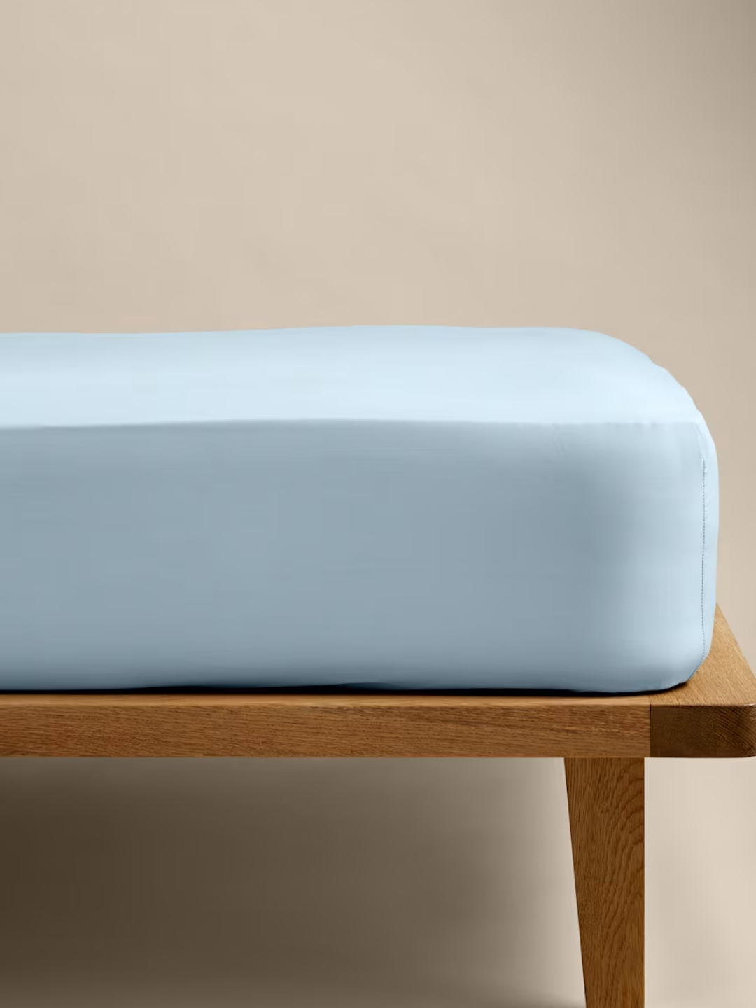 A blue deep fitted sheet from M&amp;amp;S