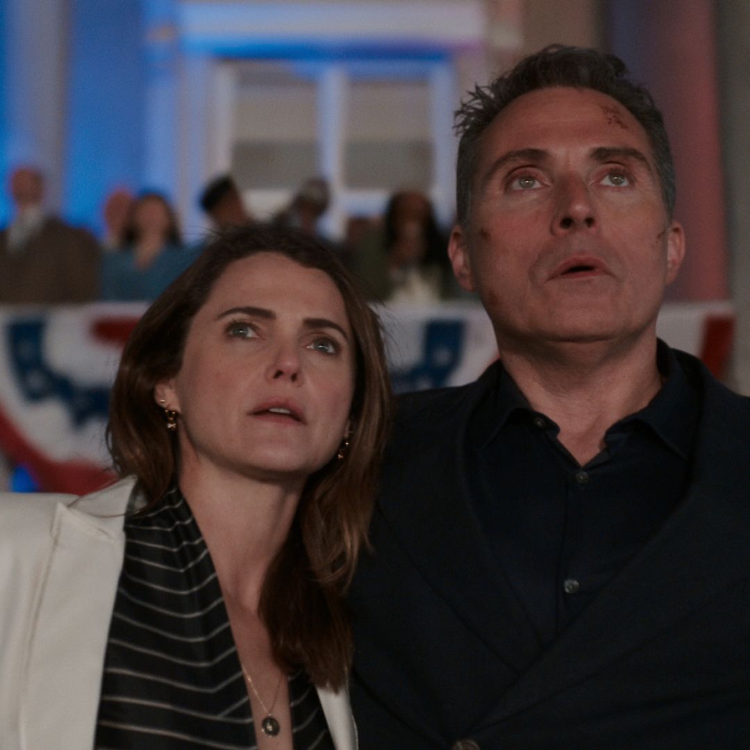 keri russell and rufus sewell as kate and hal wyler in the diplomat season 2