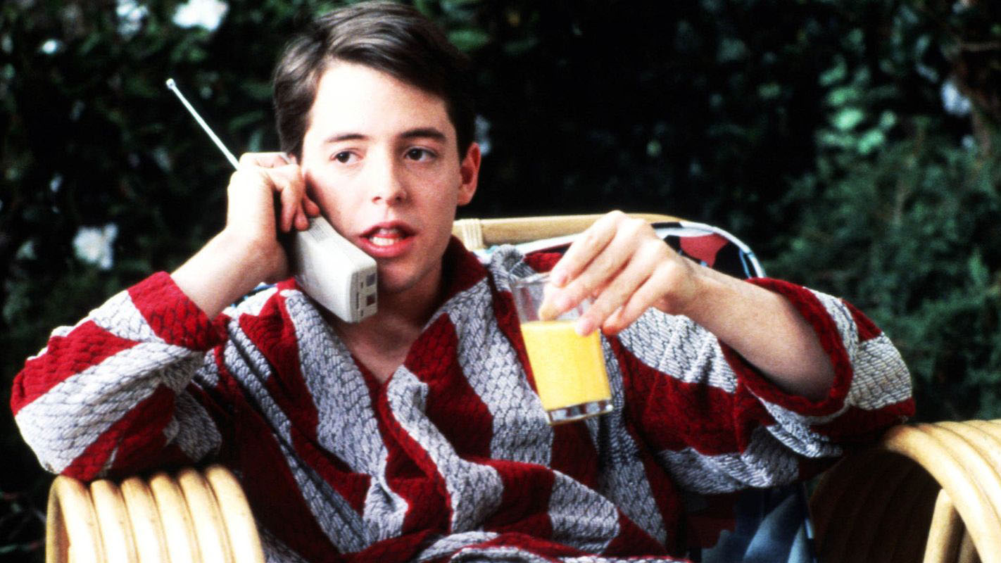 Matthew Broderick in Ferris Bueller's Day off.
