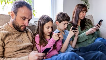 Family on devices