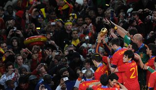 Spain celebrate 2010