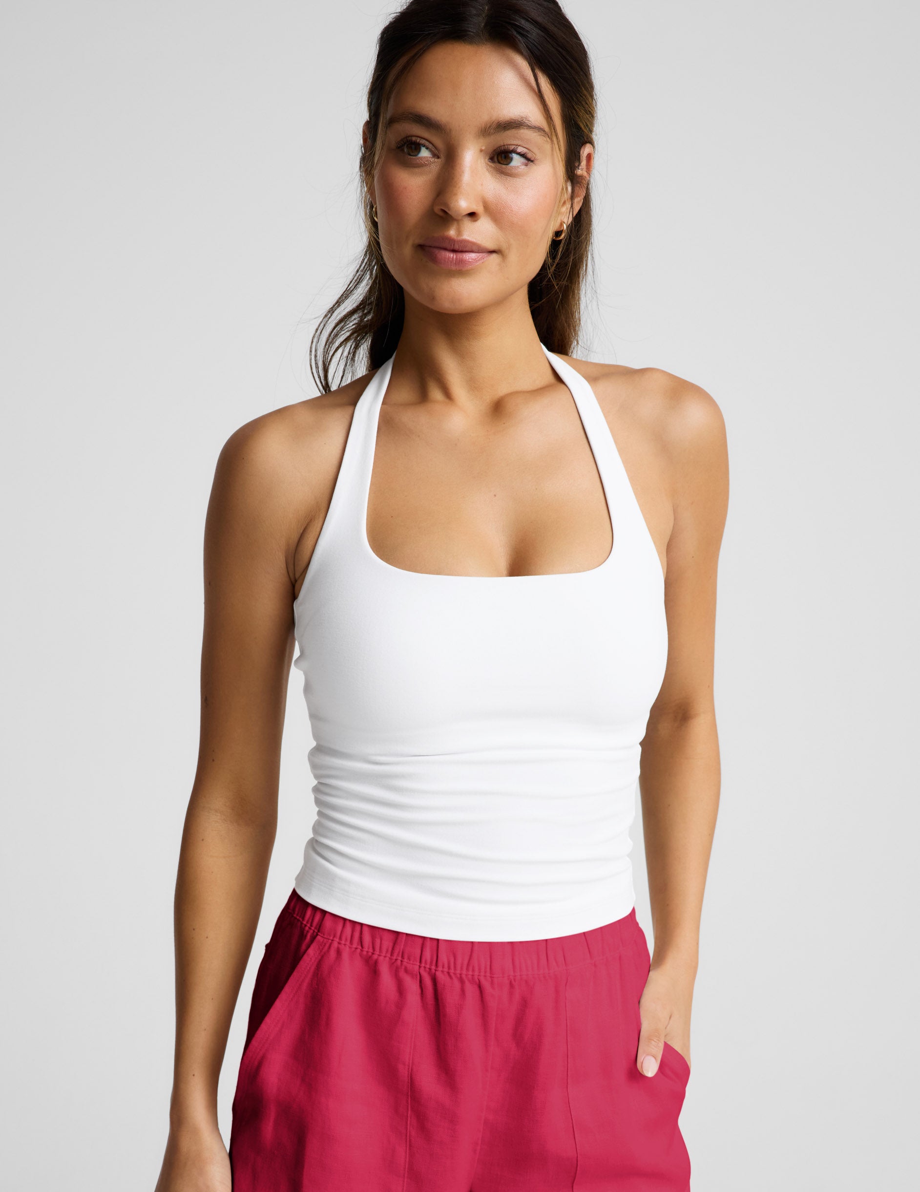 Spacedye&trade; Square Halter Tank