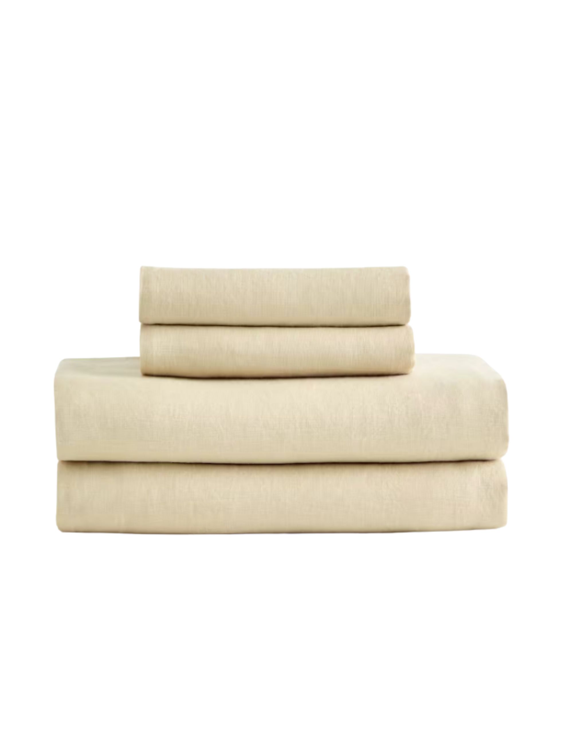 Quince, European Linen Sheet Set in Oat