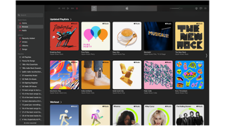 Apple Music new releases and playlists on desktop app