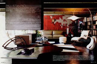 inside the home of architect Ruy Ohtake in archive wallpaper magazine shoot from 2001