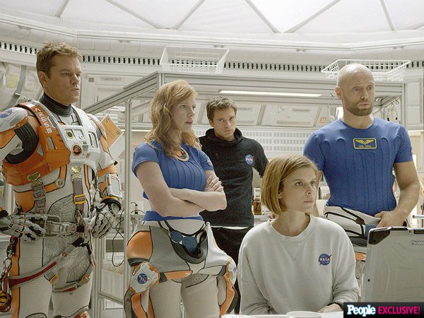 The Martian cast
