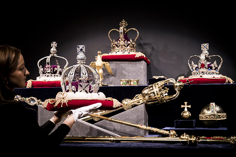 One of the replica sets of the British Crown Jewels made in honour of the Coronation of Queen Elizabeth II in 1953 (est. £5000- 7000)