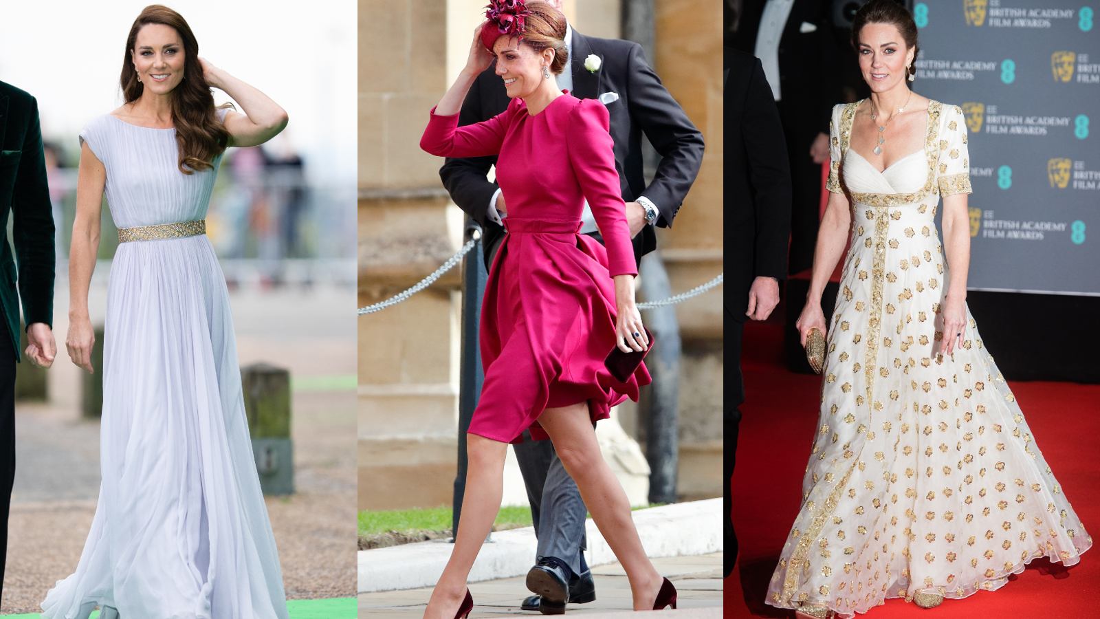 The Duchess of Cambridge wearing Alexander McQueen