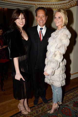 Daisy Lowe, Richard E Grant And Poppy Delevingne At The London Creative Party, London Fashion Week