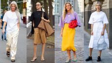 Images of oversized t-shirts