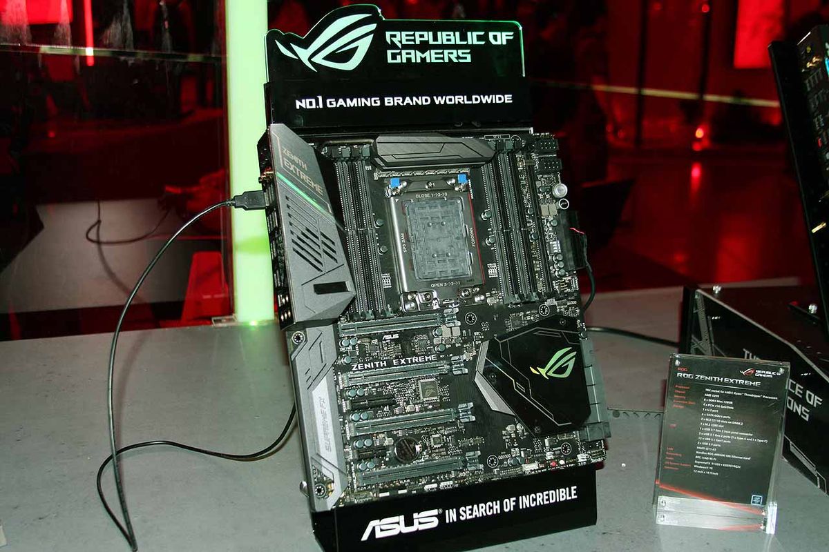 Asus X399 ROG Zenith Extreme ThreadRipper Motherboard Debuts At