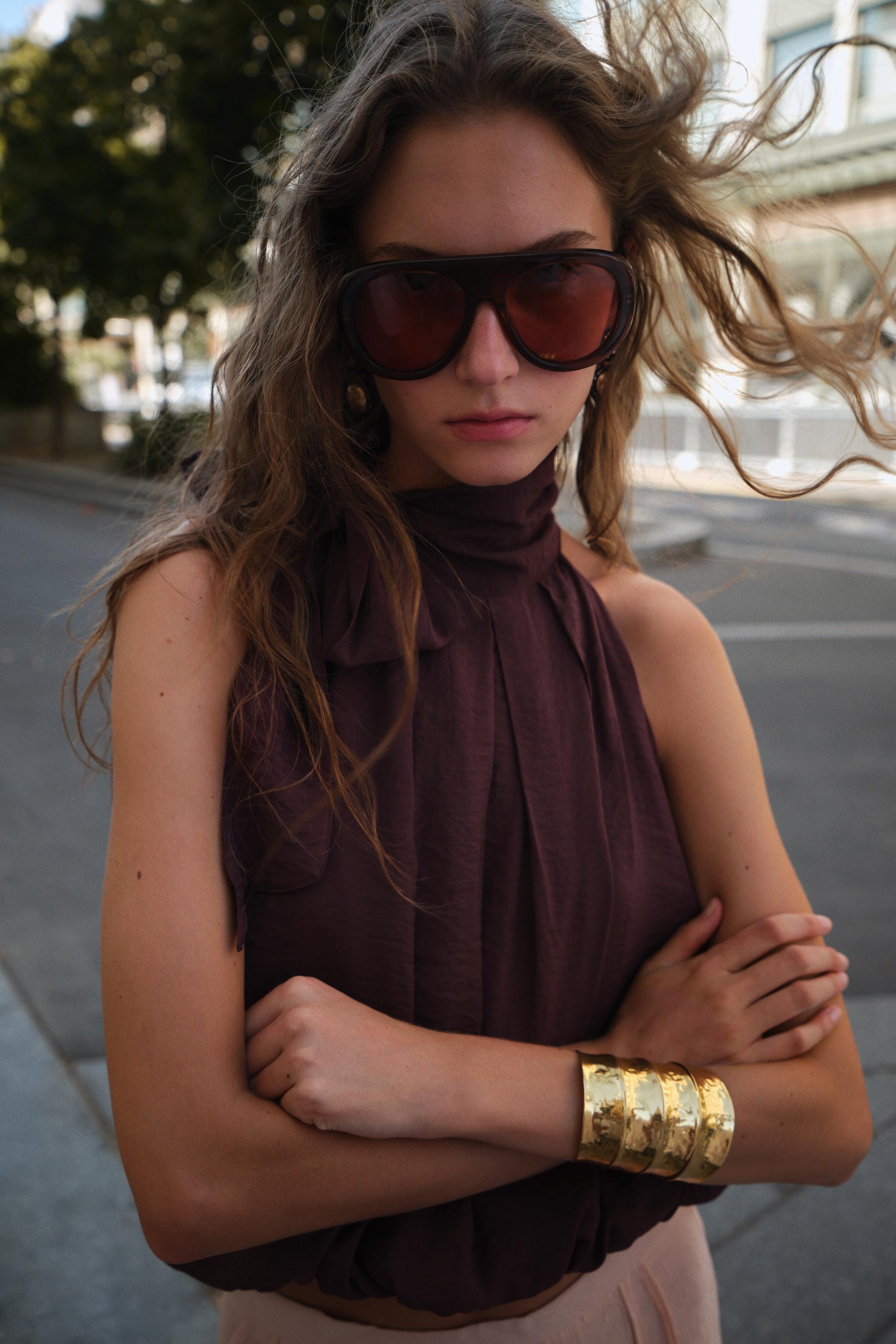 Bow Detail Puff Top