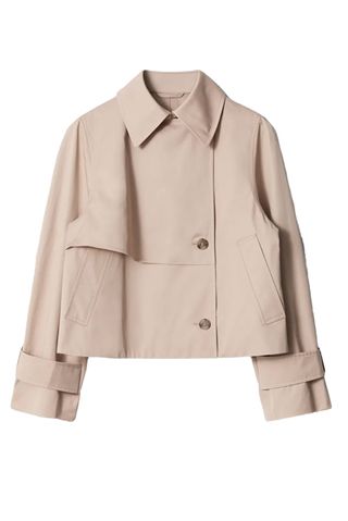 Short Trench Coat Jacket