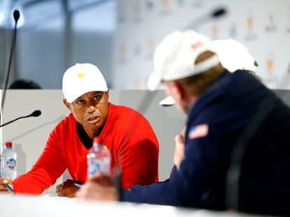 Tiger Woods Picks Himself First In Presidents Cup Day One Matches