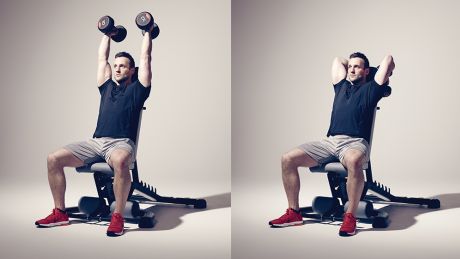 dumbbell triceps extension