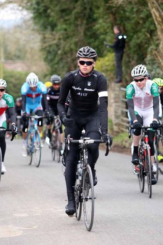 Rapha Condor's Elliot Porter calls for the race to be stopped after a fatal collision