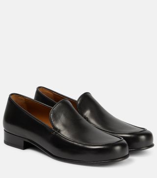 The Row Flynn Leather Loafers