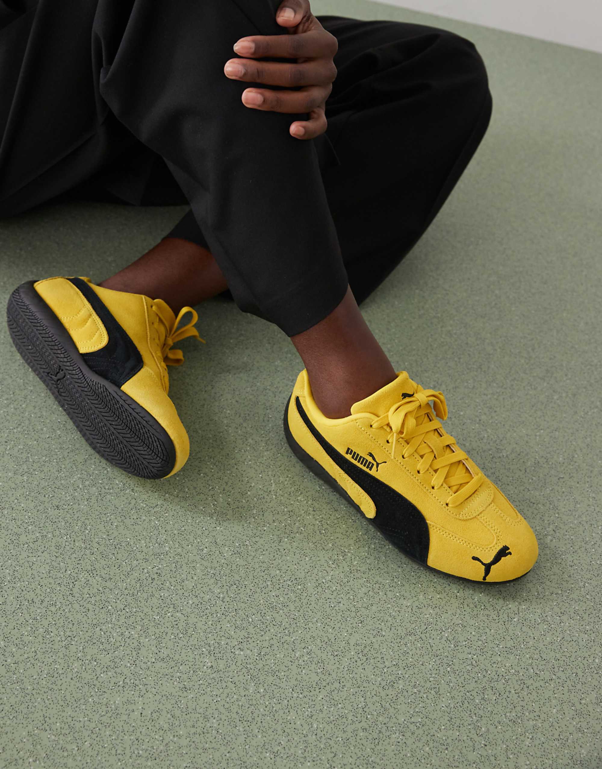 Puma Speedcat Og Trainers in Yellow & Black