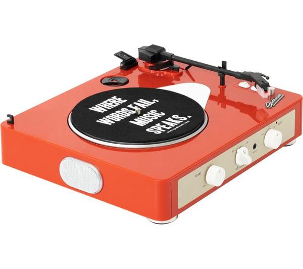Gadhouse Brad Retro Mkii Belt Drive Bluetooth Turntable - Tangerine