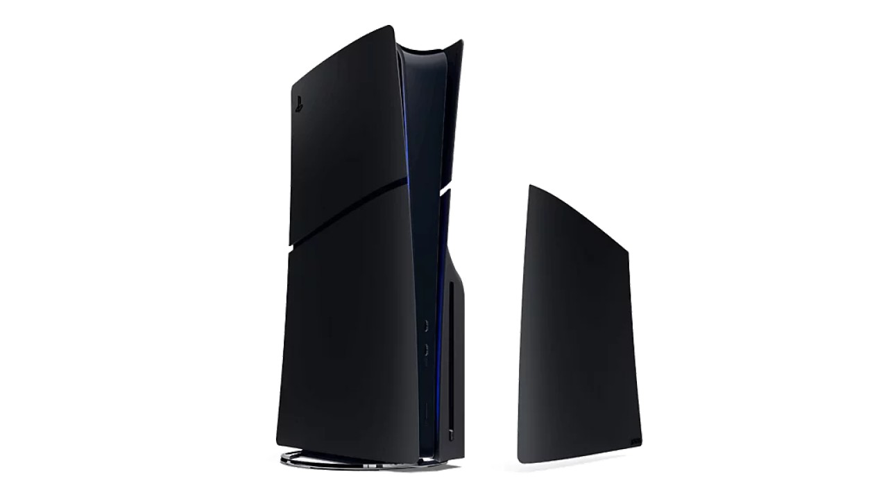 PS5 Midnight Black console covers