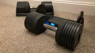 The JAXJOX Adjustable Dumbbells tested by our Fit & Well writer