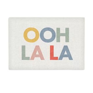 Ooh La La Multicolor Ruggable bath matt, one of the best 50th birthday gift ideas