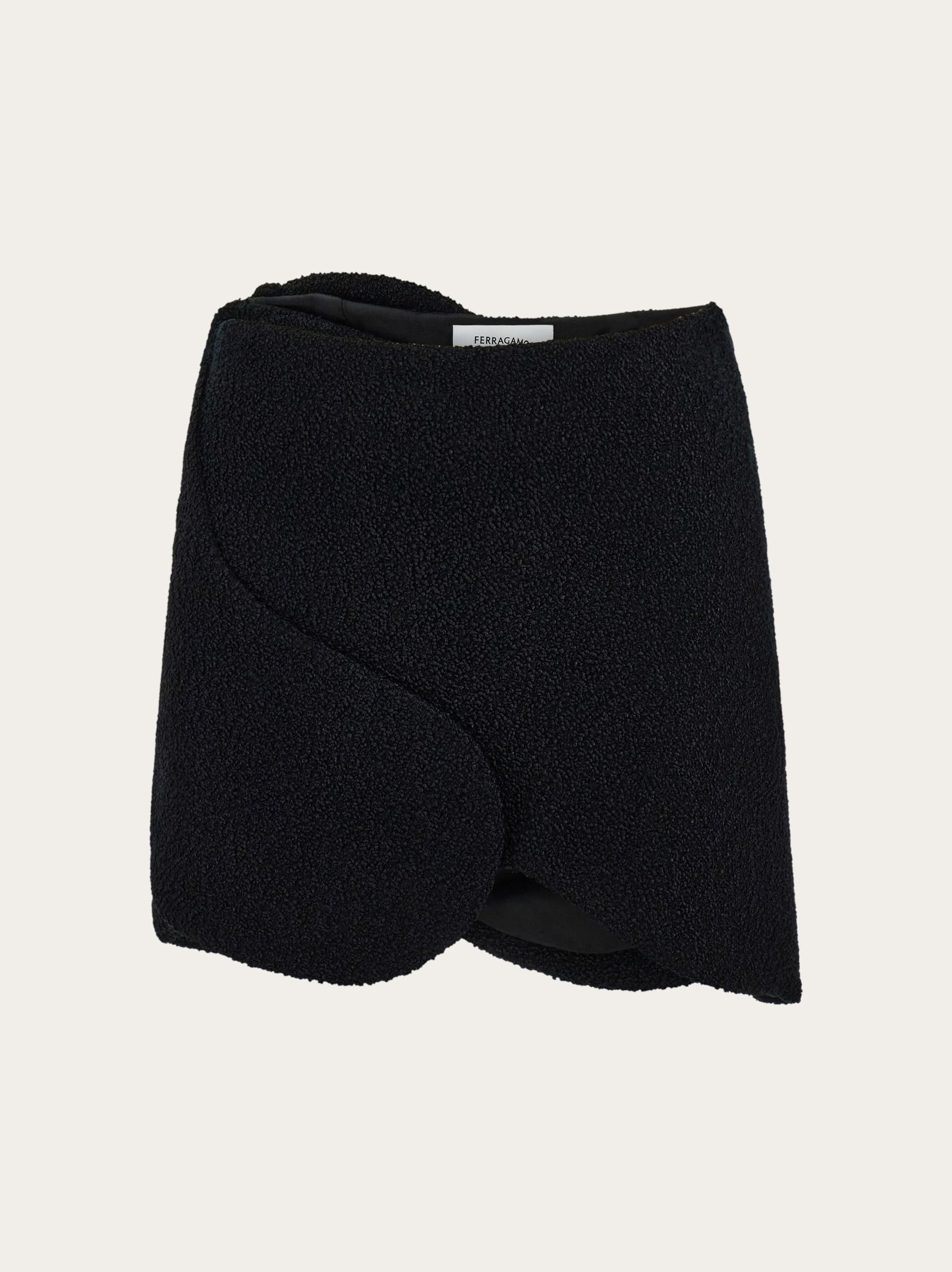Ferragamo Bouclé Mini Skirt