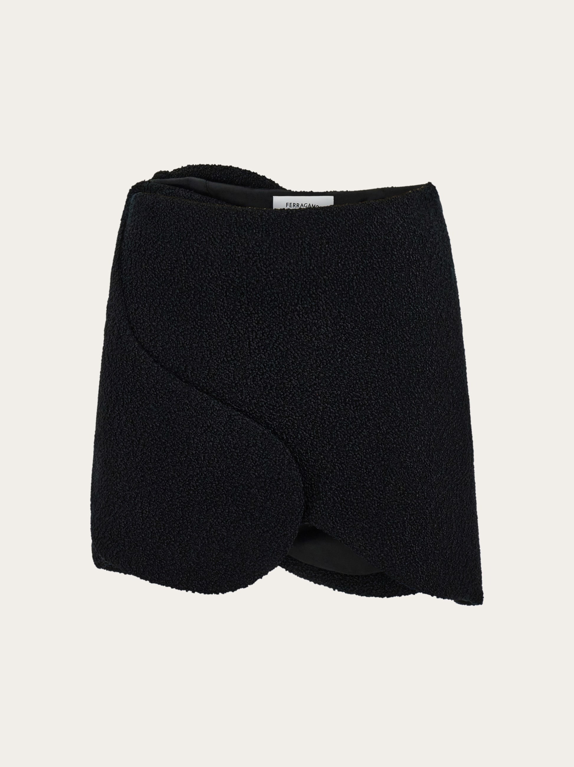 Ferragamo Bouclé Mini Skirt