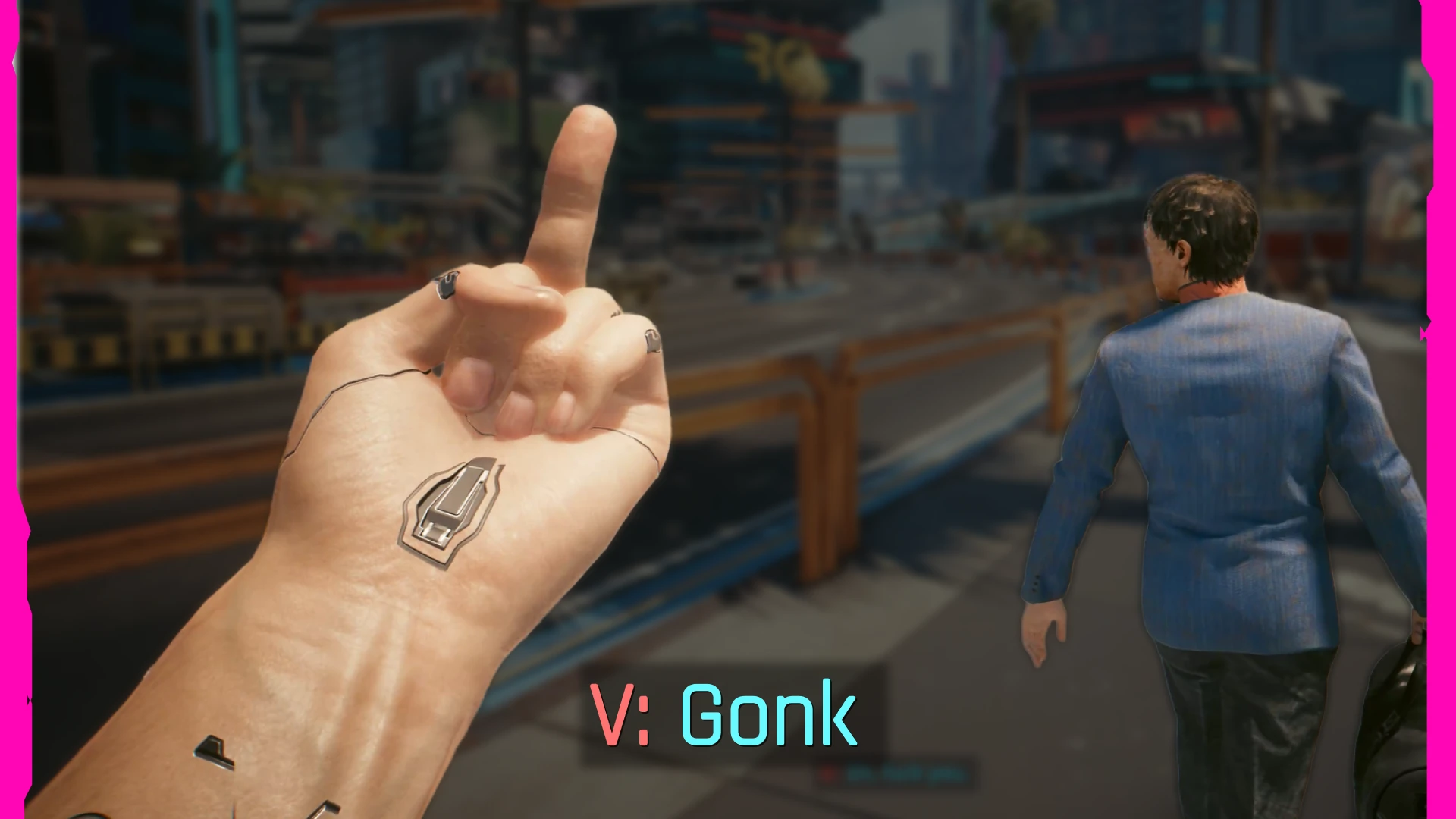 Cyberpunk 2077 Responsive V mod